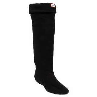 Accessories Hunter Boot Womens Fleece Welly Sock Black Shoes 