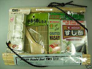 Sushi Starter Set 9 Teile  Nori, Ingwer, Wasabi  