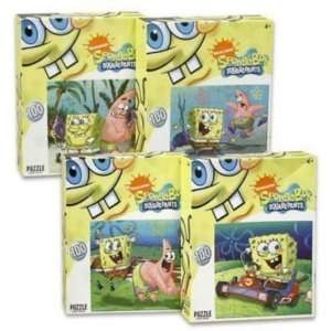  Puzzle 100 Piece  4 Assorted Spongebob Case Pack 36 