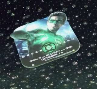 20 Green Lantern buttons, all identical, approx. 3 inches square 
