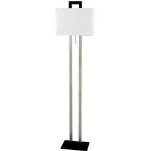  Constantino Silver And Black Floor Lamp