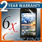 6x C. Skins LG MARQUEE LS855 for SPRINT Clear Screen Protector, LCD 