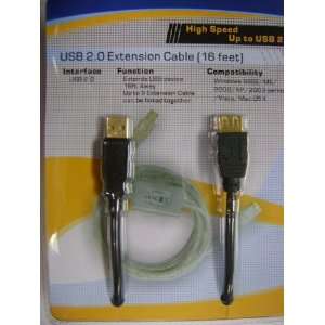 16 Foot USB Active Extension Cable Electronics