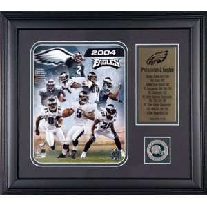  Philadelphia Eagles Framed 2004 NFL Team Photograph with 