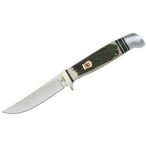   Knife with Genuine Stag Handles & Nickel Silver Pommel Sports