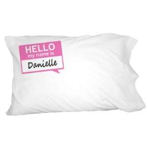  Danielle Hello My Name Is Novelty Bedding Pillowcase 