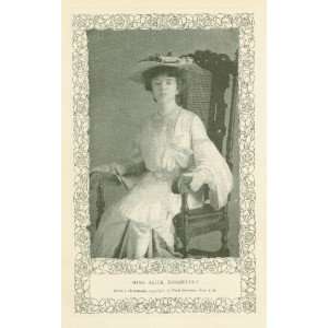  1906 Print Miss Alice Roosevelt 