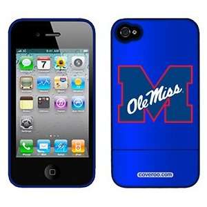  Univ of Mississippi Ole Miss M on AT&T iPhone 4 Case by 