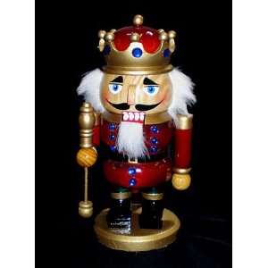   Painted Wooden King Christmas Nutcracker #C0973