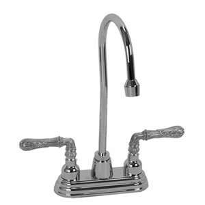   BAR 2445WB WB Weathered Brass Bathroom Sink Faucets 4 Centerset Bar