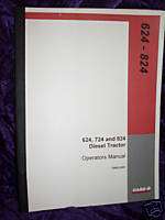 Case 624/724/824 Diesel Tractor Operators Manual  