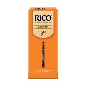  Rico Eb Clarinet Reeds Strength 3.5 Box Of 25 Everything 