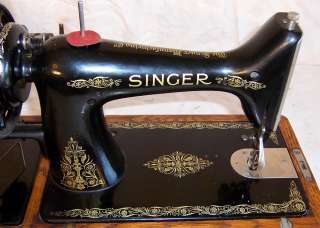 1923 Singer model 99 Hand Crank Sewing Machine Filigree  