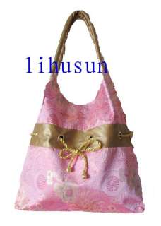 wholesale 10 PCS Chinese Fashion silk satin handbag bag  