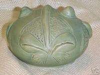Celadon Green FUNKY Frog Soap Dish Pottery/Ceramic  