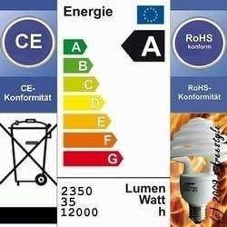 Tageslichtlampe Fotolampe E27•5400K•35W • CRI 90 Ra  