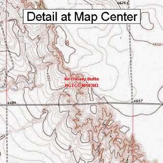   Map   Kirchnavy Butte, Colorado (Folded/Waterproof)