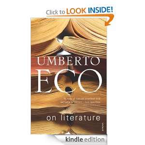 On Literature Umberto Eco  Kindle Store