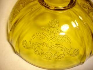 Yellow depression covered butter dish  