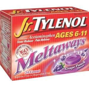  Jr. Tylenol Fever Reducer/Pain Reliever, Ages 6 to 11, 160 