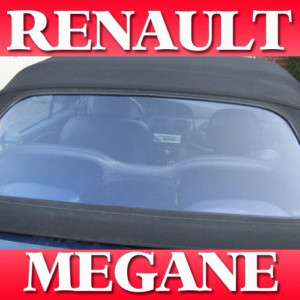 Renault Megane Cabrio Heckscheibe mit Reißverschluss  