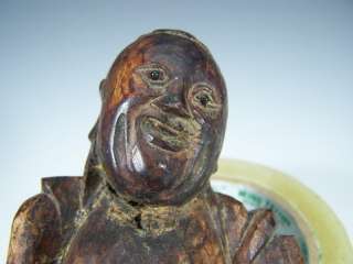 Chinese 1920s nice carved wood figure i4565  