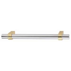  Pull   Round Rod Pull with Two Toned Accented Brackets 