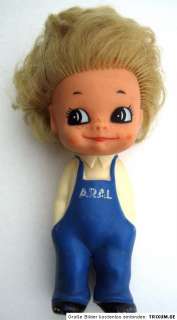 Aral Puppe Mädchen Junge Tankstelle Vinyl  