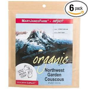 MaryJanesFarm Northwest Garden Couscous, 3.2 Ounce Bags (Pack of 6 