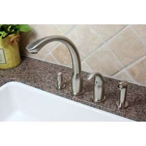  Fontaine Modern High Arc Kitchen Faucet, Stainless Steel 