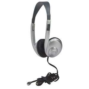  Multimedia Stereo Headphones Wired Silver Color 
