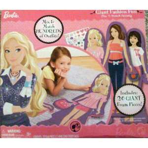  Barbie Giant Fashion Fun Mix n Match 18 Toys & Games