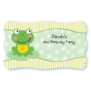    Froggy Frog   Set of 8 Personalized Name Tag Stickers Toys & Games