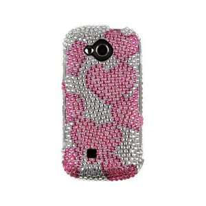   Covered Phone Protector Case Raining Hearts For Samsung Reality U820