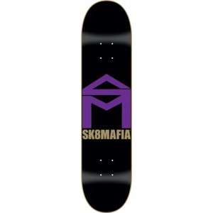  Sk8mafia House Black / Purple / Gold Skateboard Deck   7 