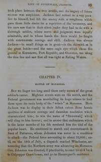 1866 book STONEWALL JACKSON Union CONFEDERATE STATES Army C.S.A 