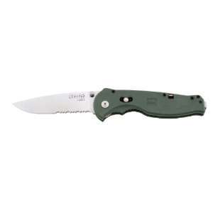 NEW SOG KNIVES SGFSA 98 GREEN FLASH II ASSISTED KNIFE  