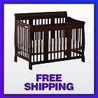    Stork Craft Tuscany 4 in 1 Stages Crib   JPMA Certified (Espresso