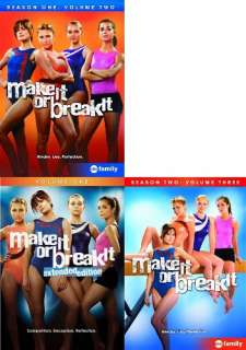 MAKE IT OR BREAK IT VOLUMES 1 3 New 6 DVD 1 2 3 Season 1 + Season 2 