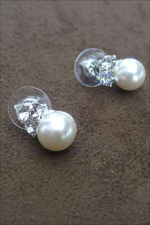 Pearl Necklace Set Silver Bridal Bridesmaid Jewelry  