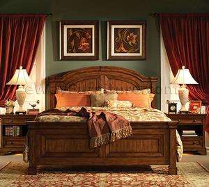 New Rustic Americana King Wood Bed Master Bedroom Online Furniture 