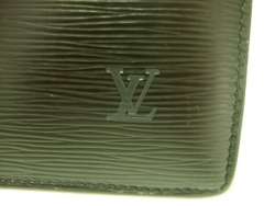LOUIS VUITTON epi Black SAC TRIANGLE Handbag LV Bag Authentic Rare 