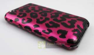 PINK LEOPARD Phone Cover Hard Shell Case iPhone 3G 3Gs  