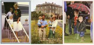 Princess Diana Prince Charles and Princes Postcard Set  