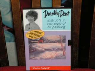 Dorothy Dent DVD Winter Delight Oil Painting  