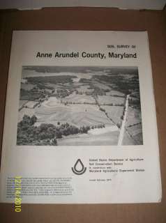 Soil Survey Anne Arundel County Maryland 1973 Maps  