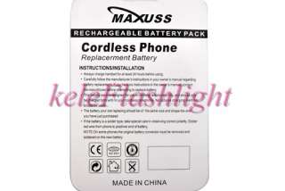 MAXUSS Cordless Phone 800mAh 3.6V Ni MH battery PACK  