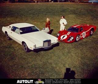 1972 Lincoln Continental & GT40 Mark 4 Factory Photo  