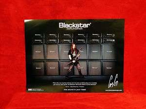 Ozzy *Gus G.* Blackstar Amplifiers Promo Poster  