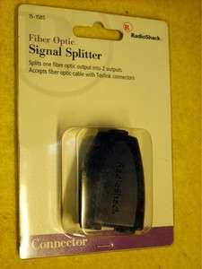 Radio Shack Fiber Optic Toslink Signal Splitter  